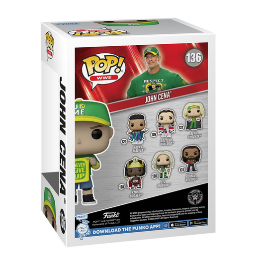 WWE John Cena “Never Give Up” Funko Pop! #136 – 60th Anniversary