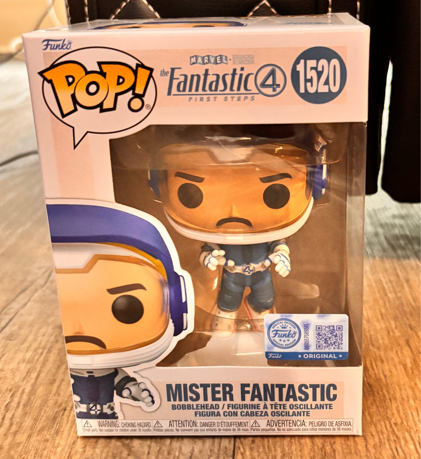 Funko Pop MISTER FANTASTIC #1520 F4 Special Edition