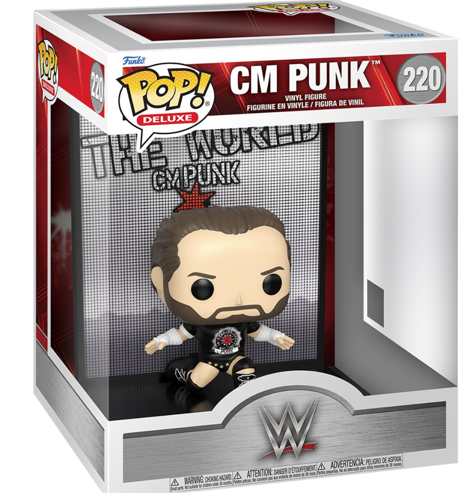 WWE CM Punk Deluxe Funko Pop! Vinyl Figure #220