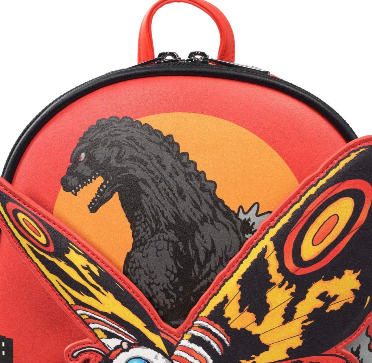 Godzilla vs. Mothra Midsize Loungefly Backpack - Entertainment Earth Exclusive