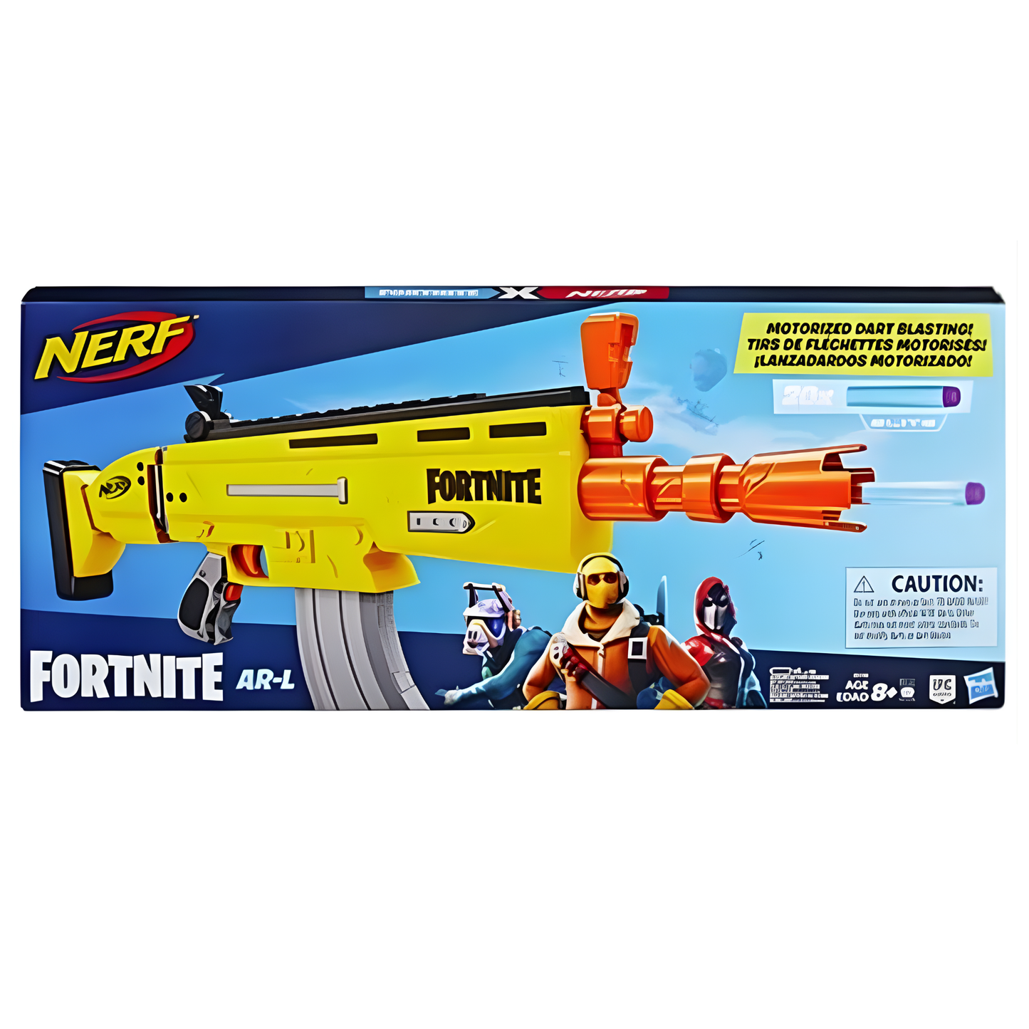 Fortnite AR-L Nerf Blaster with 20 Darts