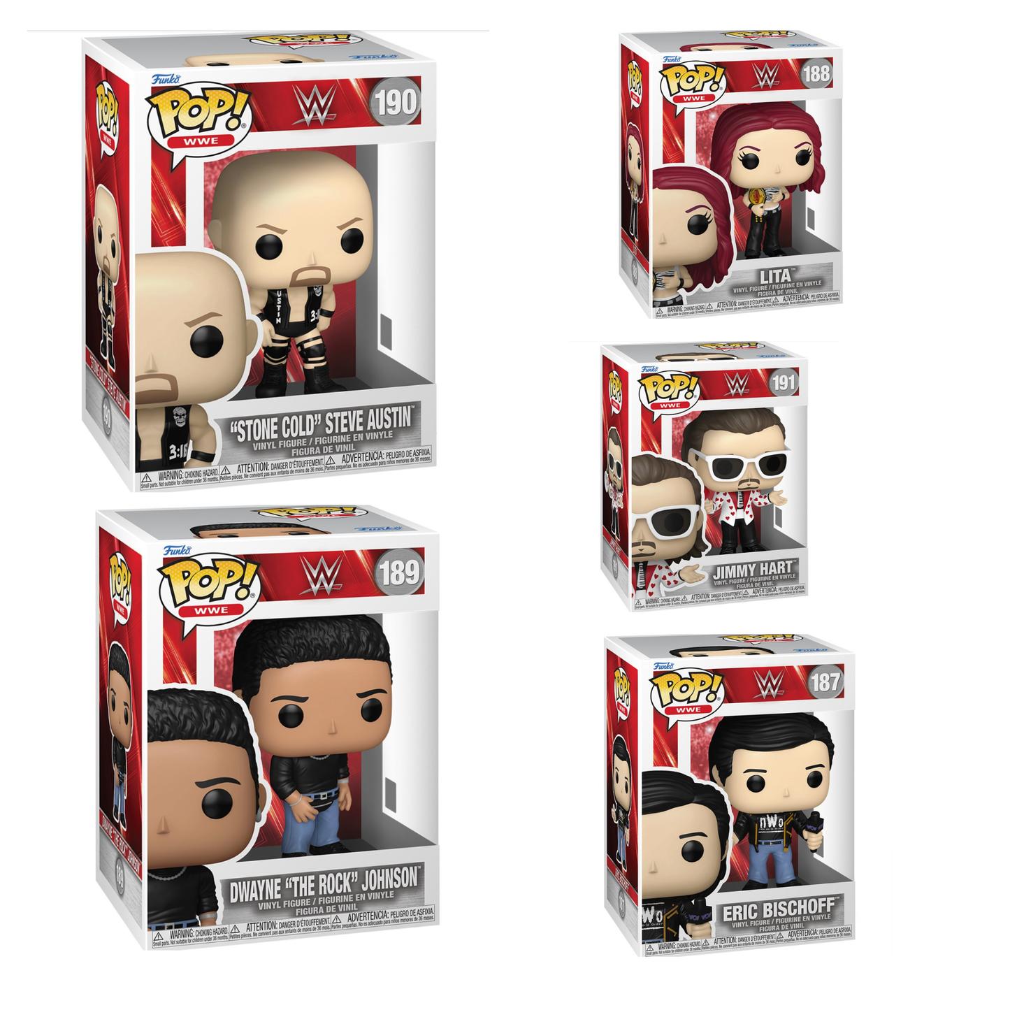 WWE Funko Pop! Vinyl Figures Wave 28 – Complete Case of 6