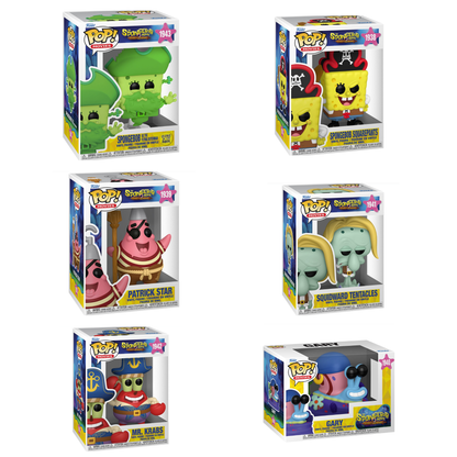 The SpongeBob Movie: Search for SquarePants Funko Pop! Complete Set (6 Figures)