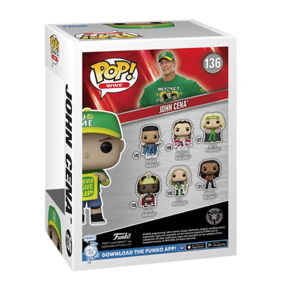 WWE John Cena “Never Give Up” Funko Pop! #136 – 60th Anniversary