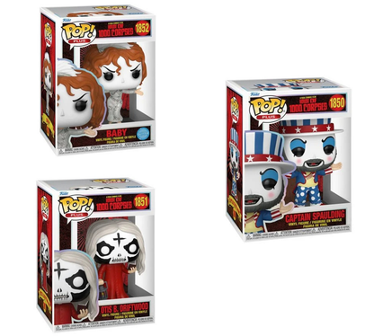 House of 1000 Corpses Funko Pop!  Vinyl Figures Plus Set of 3