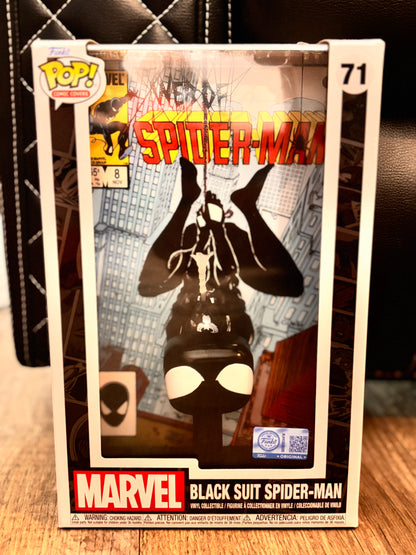 Funko POP! Comic Cover: Web of Spider-Man Black Suit #71