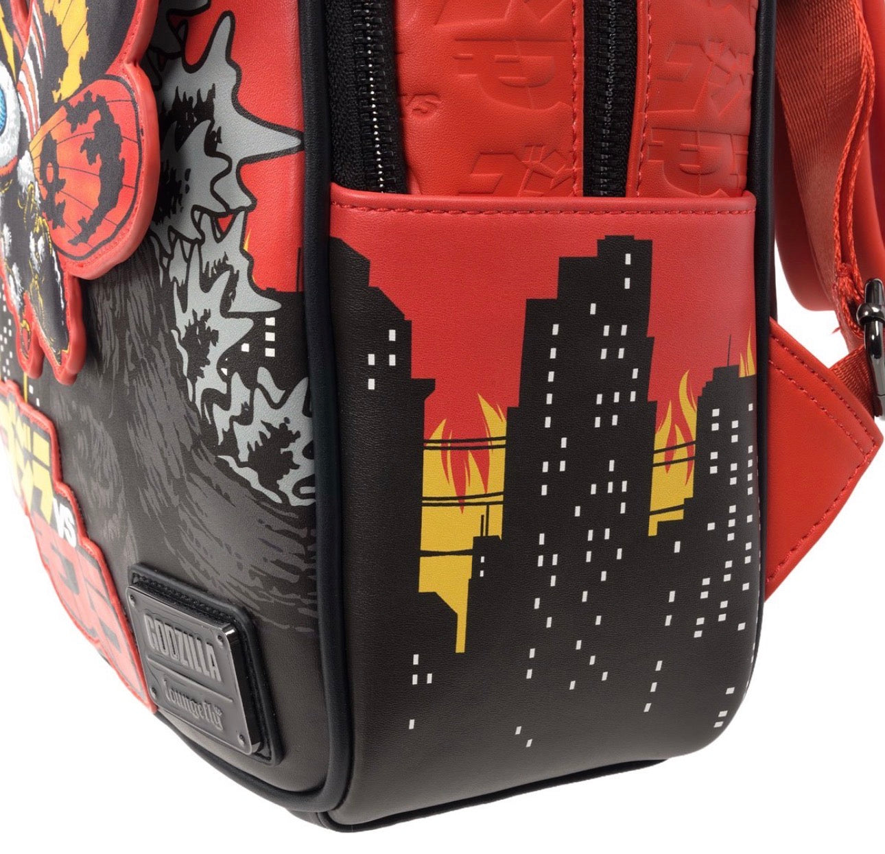 Godzilla vs. Mothra Midsize Loungefly Backpack - Entertainment Earth Exclusive
