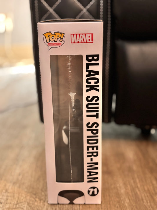 Funko POP! Comic Cover: Web of Spider-Man Black Suit #71