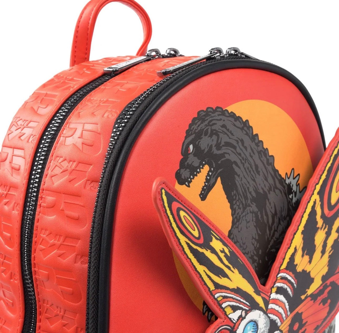 Godzilla vs. Mothra Midsize Loungefly Backpack - Entertainment Earth Exclusive