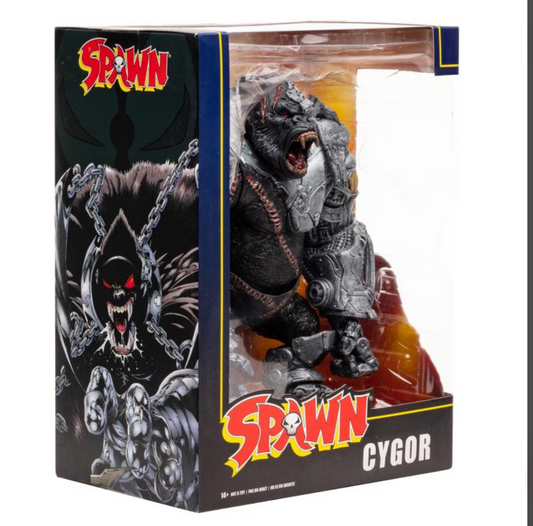 Toy figure packaging with 'Spawn'