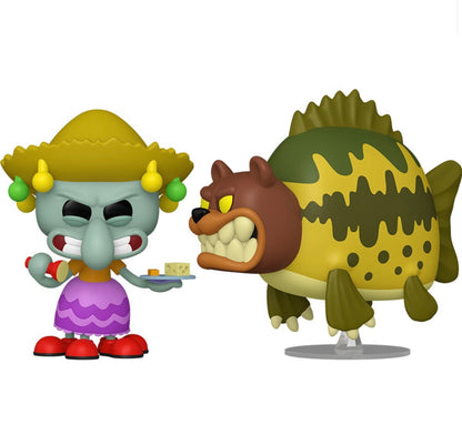 Funko Pop! SpongeBob SquarePants Squidward & Sea Bear Vinyl Figure 2-Pack