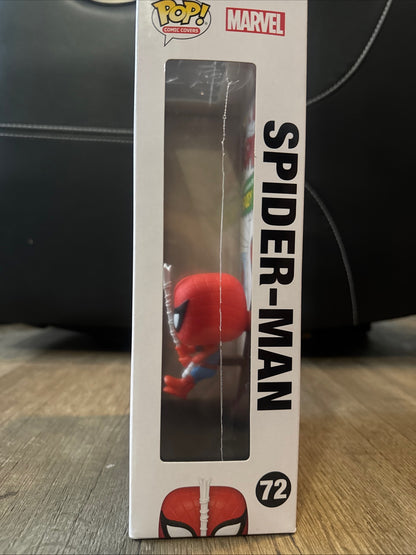 Funko Pop! Comic Book Cover with Case: Marvel Spider-Man #72