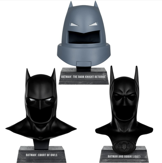 DC Direct Batman Cowl Prop Replicas – Wave 5 Set of 3 (1:3 Scale)