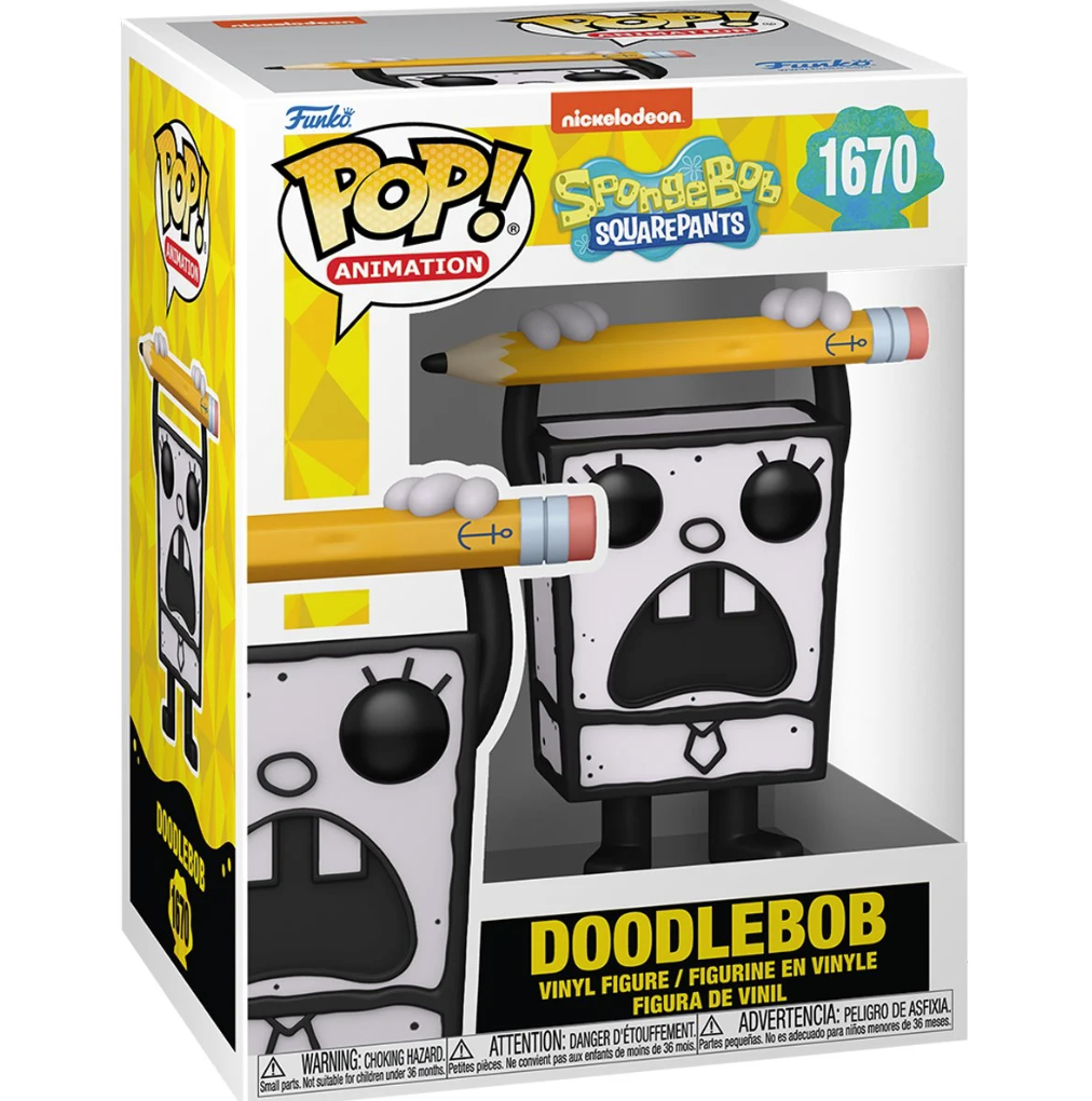 Funko Pop! Doodlebob packaging from SpongeBob SquarePants