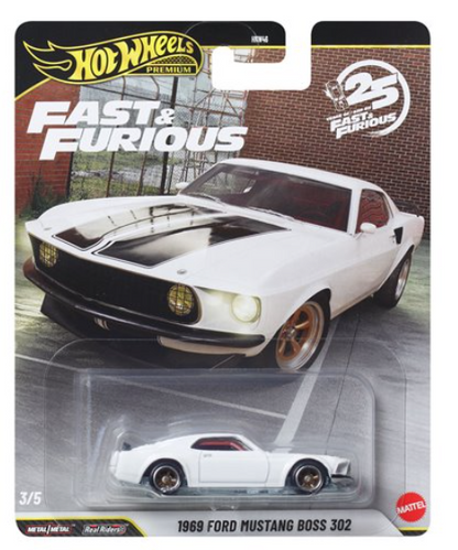 Hot Wheels Premium Fast & Furious 2026 25th Anniversary Complete 5- Car Set (1:64 Die-Cast)