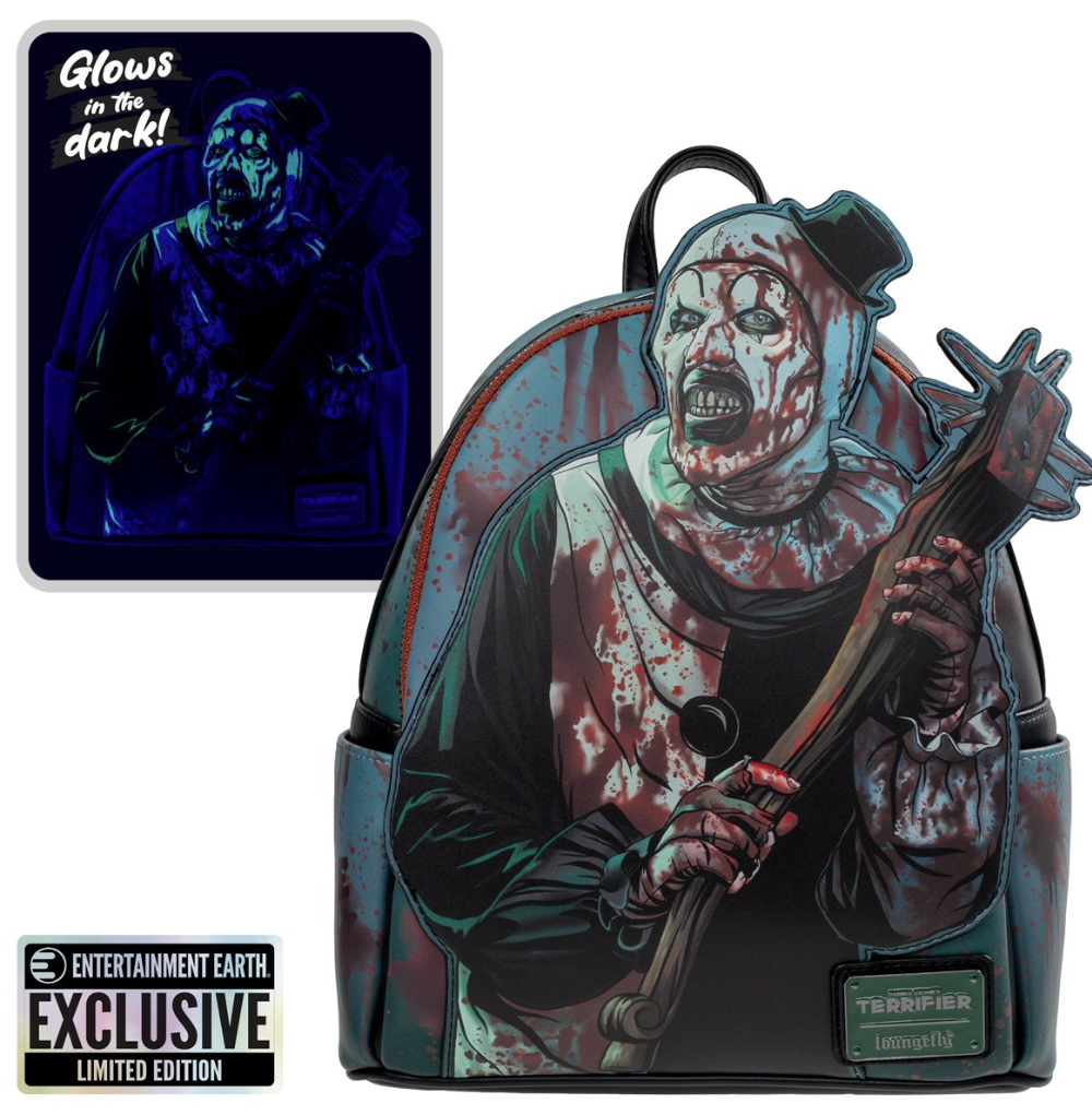 Terrifier Art the Clown Blood Splatter Glow-in-the-Dark Mini-Backpack