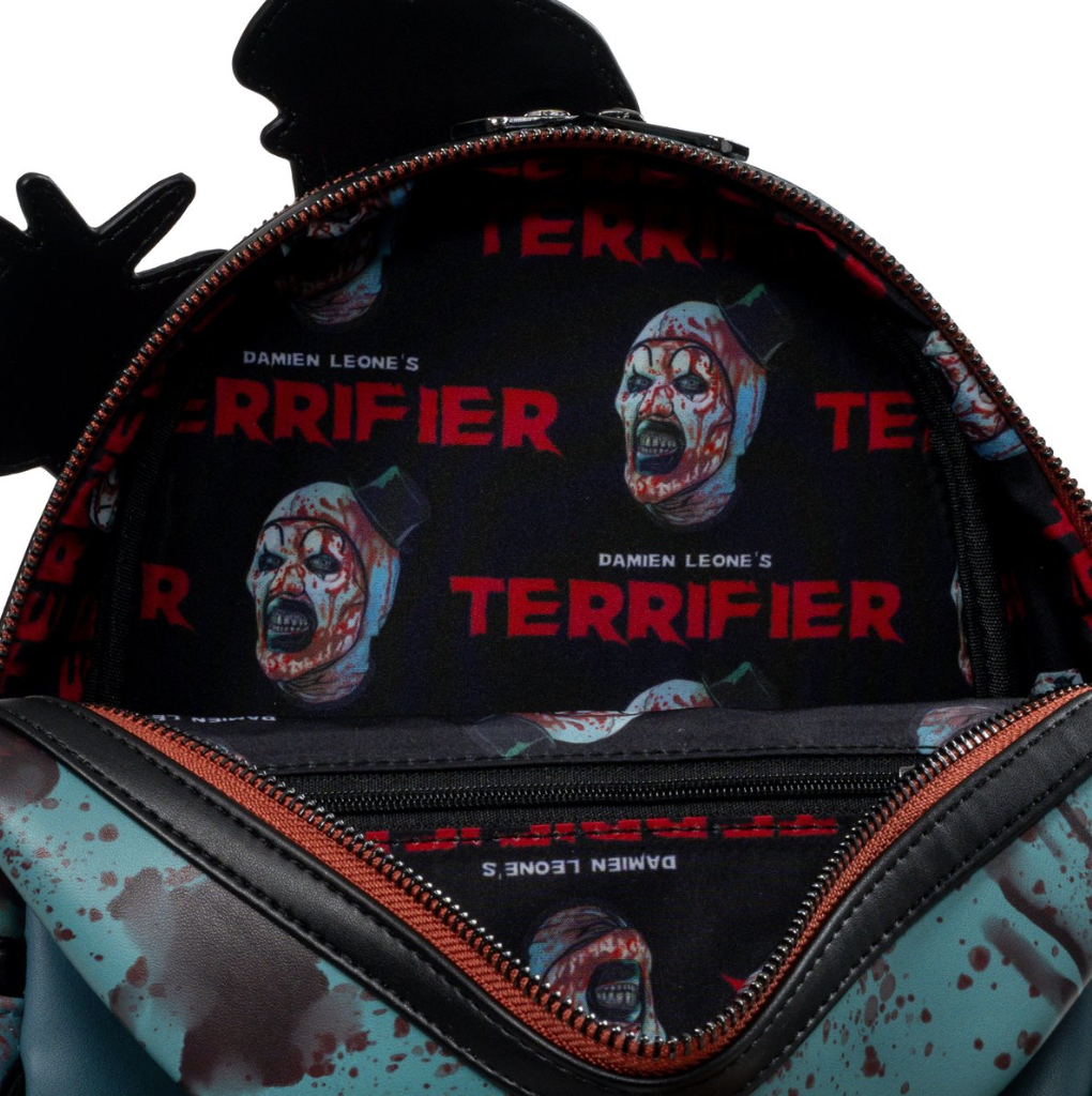 Terrifier Art the Clown Blood Splatter Glow-in-the-Dark Mini-Backpack