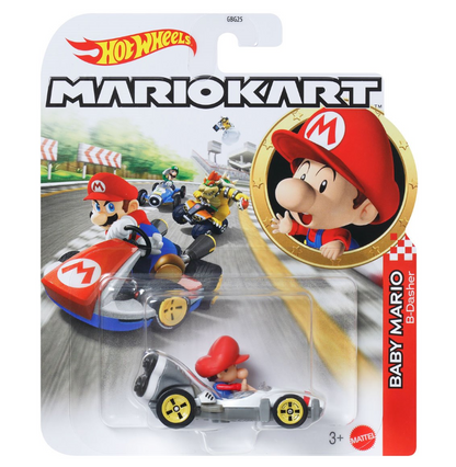 Mario Kart Hot Wheels 2025 Mix 5 Case of 8 (957S)