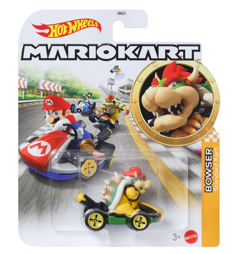 Mario Kart Hot Wheels 2025 Mix 5 Case of 8 (957S)