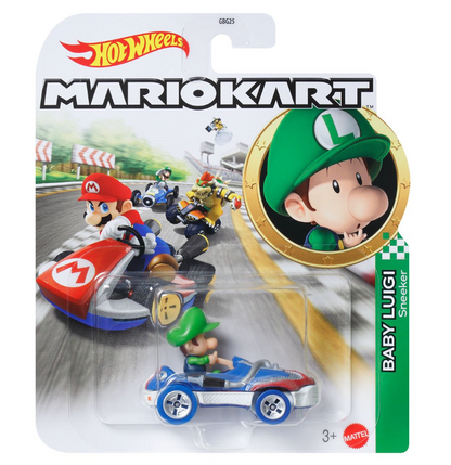 Mario Kart Hot Wheels 2025 Mix 5 Case of 8 (957S)