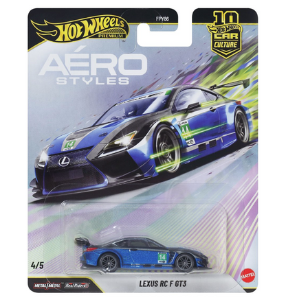 Hot Wheels Car Culture 2026 Mix 6 Aerostyles Vehicle Set of 5