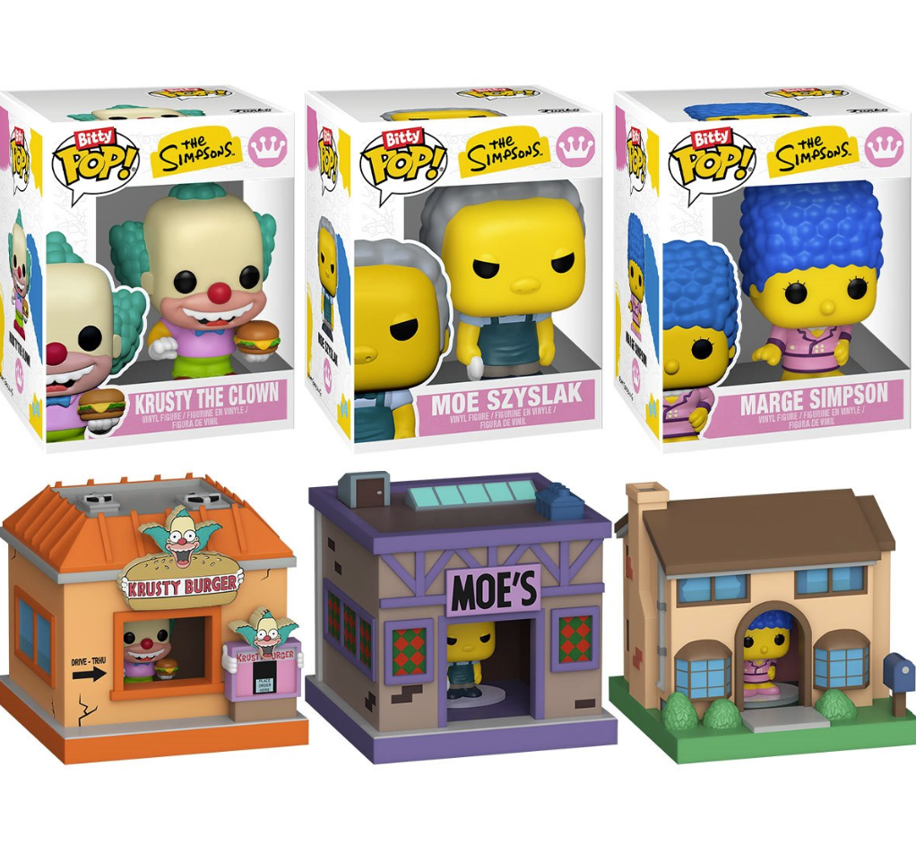 The Simpsons Springfield Funko Bitty Pop! Town 3-Pack | Specialty