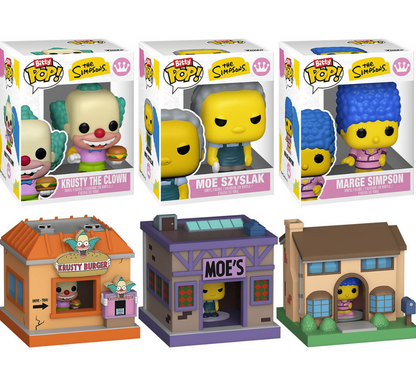 The Simpsons Springfield Funko Bitty Pop! Town 3-Pack | Specialty
