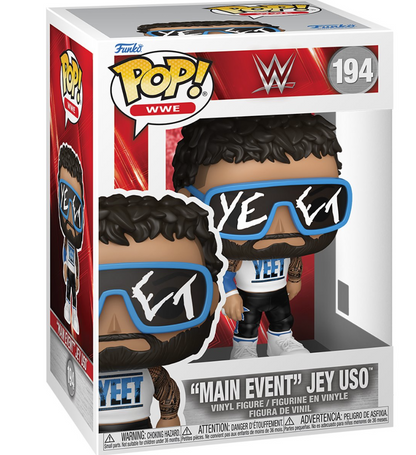 WWE Main Event Jey Uso Funko Pop! Vinyl Figure #194 | Exclusive