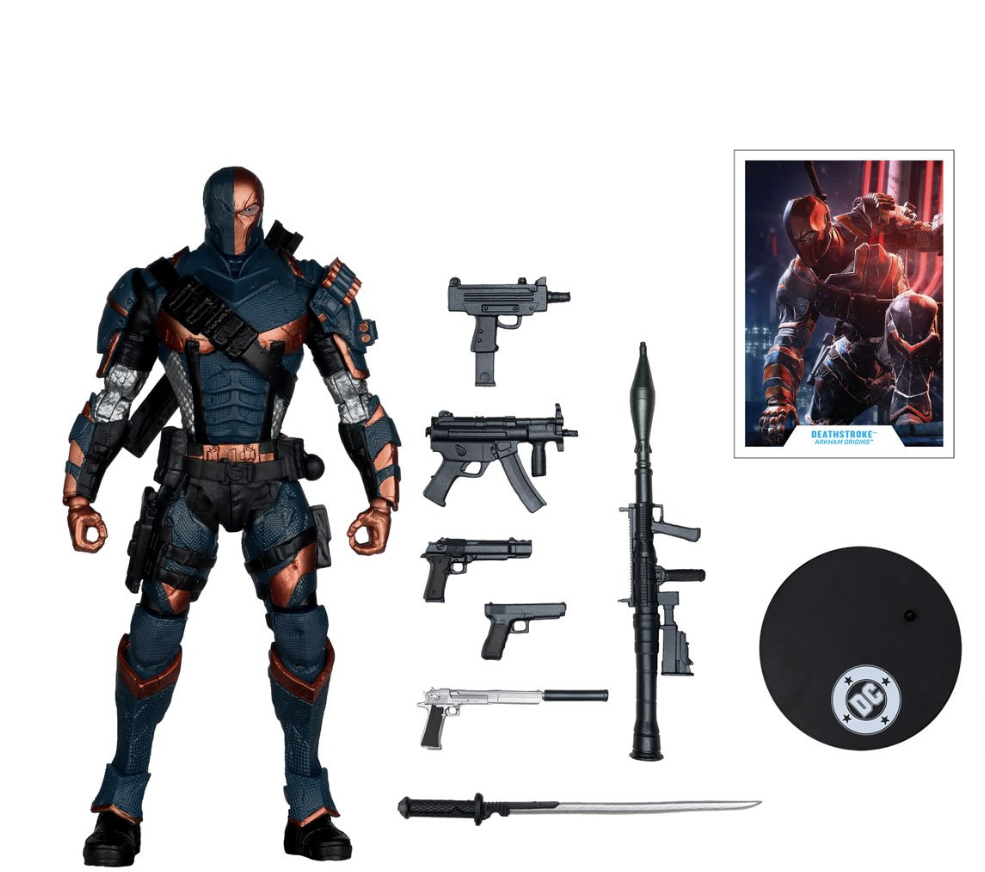 DC Multiverse Deathstroke Arkham Origins 7-Inch Action Figure | Wave 31