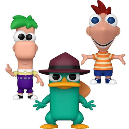 Phineas and Ferb Set of 3 Funko Pop! Vinyl Figures